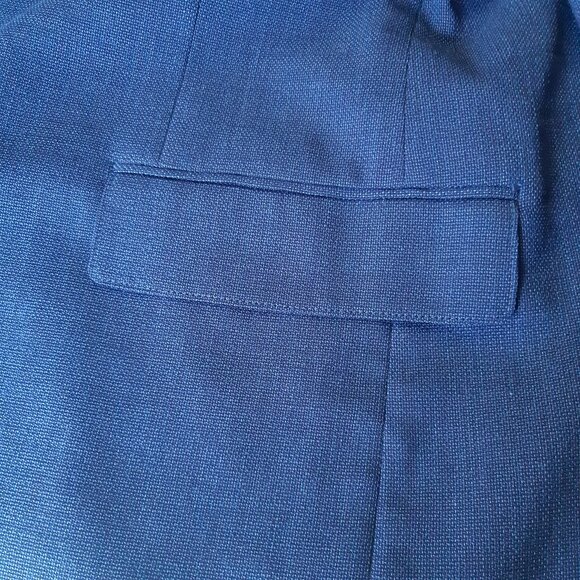 BONOBOS Lanificio comero Flexa 42R Unstructured Mid Tone Blue Men's Sport Jacket - Picture 9 of 15